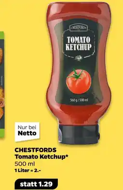NETTO Chestfords tomato ketchup Angebot
