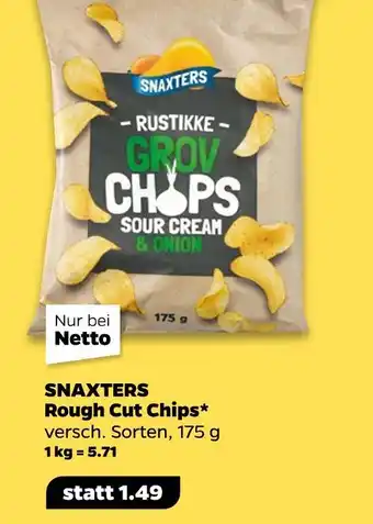 NETTO Snaxters rough cut chips Angebot