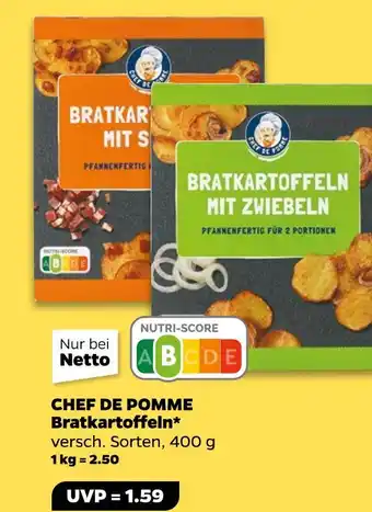 NETTO Chef de pomme bratkartoffeln Angebot