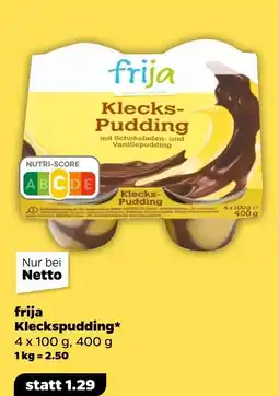 NETTO Frija kleckspudding Angebot