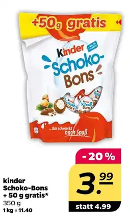NETTO Kinder schoko-bons Angebot