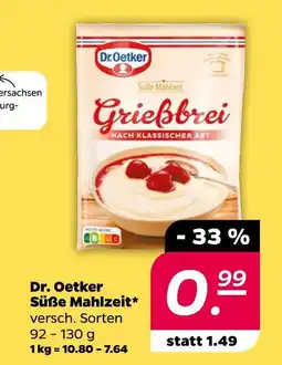 NETTO Dr. oetker süße mahlzeit Angebot