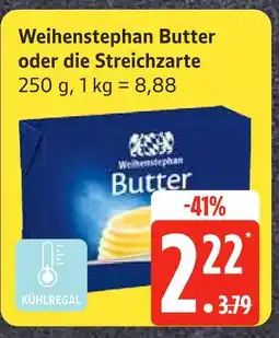 Edeka Weihenstephan butter oder die streichzarte Angebot