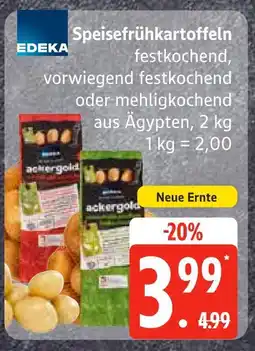 Edeka Edeka speisefrühkartoffeln Angebot