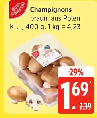 Edeka Champignons Angebot