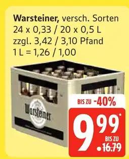 Edeka Warsteiner warsteiner Angebot