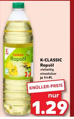 Kaufland K-CLASSIC Rapsöl Angebot