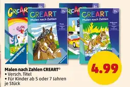 PENNY Ravensburger malen nach zahlen creart Angebot