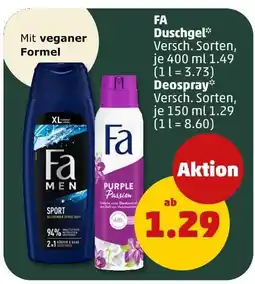 PENNY Fa duschgel oder deospray Angebot