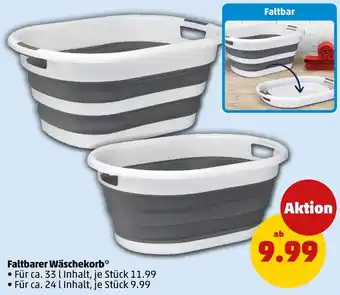 PENNY Faltbarer wäschekorb Angebot