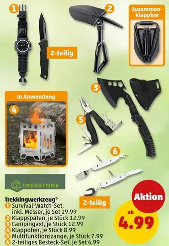 PENNY Trekstone trekkingwerkzeug Angebot