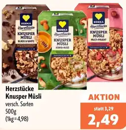 Aktiv Irma EDEKA Herzstücke Knusper Müsli Angebot