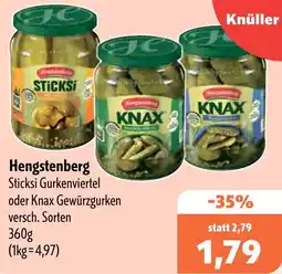 Aktiv Irma Hengstenberg Sticksi Gurkenviertel Angebot