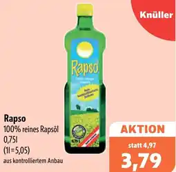 Aktiv Irma Rapso 100% reines Rapsöl Angebot