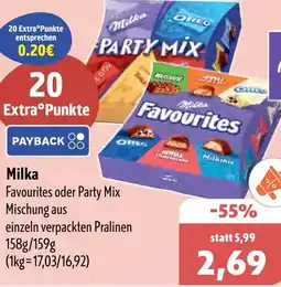 Aktiv Irma Milka Favourites oder Party Mix Angebot