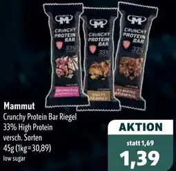 Aktiv Irma Mammut Crunchy Protein Bar Riegel Angebot