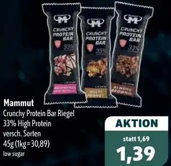 Aktiv Irma Mammut Crunchy Protein Bar Riegel Angebot