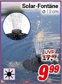 CENTERSHOP Solar-Fontäne Angebot