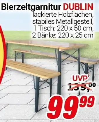 CENTERSHOP Bierzeltgarnitur DUBLIN Angebot