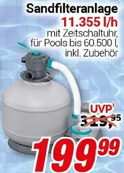 CENTERSHOP Sandfilteranlage 11.355 l/h Angebot