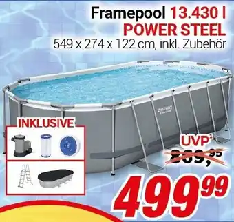 CENTERSHOP Framepool 13.430 l POWER STEEL Angebot