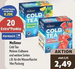 Aktiv Irma Meßmer Cold Tea Angebot
