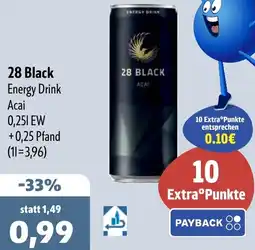 Aktiv Irma 28 Black Energy Drink Acai Angebot