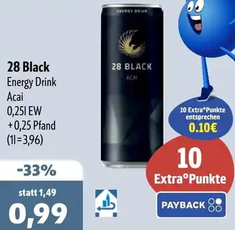 Aktiv Irma 28 Black Energy Drink Acai Angebot