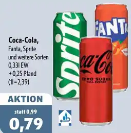 Aktiv Irma Coca-Cola, Fanta, Sprite Angebot