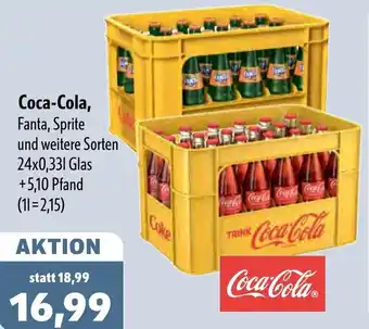 Aktiv Irma Coca-Cola, Fanta, Sprite Angebot