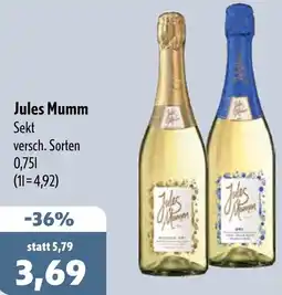 Aktiv Irma Jules Mumm Sekt Angebot