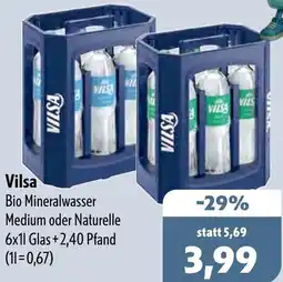 Aktiv Irma Vilsa Bio Mineralwasser Angebot