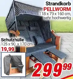 CENTERSHOP Strandkorb PELLWORM Angebot