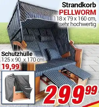 CENTERSHOP Strandkorb PELLWORM Angebot