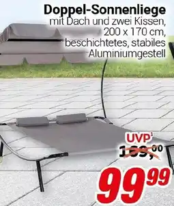 CENTERSHOP Doppel-Sonnenliege Angebot