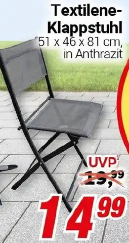 CENTERSHOP Textilene Klappstuhl Angebot