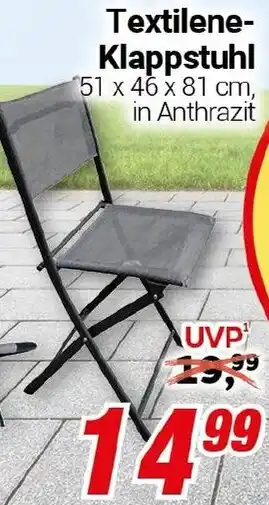 CENTERSHOP Textilene Klappstuhl Angebot