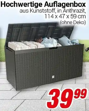 CENTERSHOP Hochwertige Auflagenbox Angebot