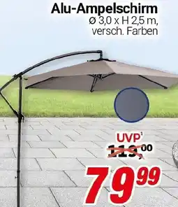 CENTERSHOP Alu-Ampelschirm Angebot