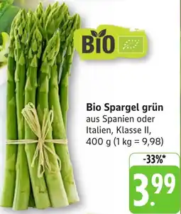 Gebauer's Bio Spargel grün Angebot