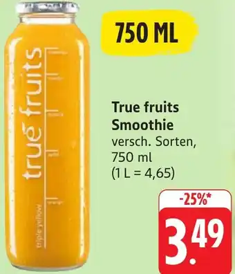 Gebauer's True fruits Smoothie Angebot