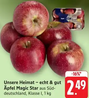 Gebauer's Unsere Heimat - echt & gut Äpfel Magic Star Angebot