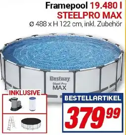 CENTERSHOP Bestway Framepool 19.480 I STEELPRO MAX Angebot