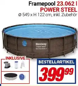 CENTERSHOP Bestway Framepool 23.062 l POWER STEEL Angebot