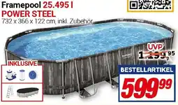 CENTERSHOP Bestway Framepool 25.495 l POWER STEEL Angebot
