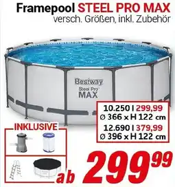 CENTERSHOP Bestway Framepool STEEL PRO MAX Angebot