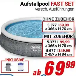 CENTERSHOP Bestway Aufstellpool FAST SET Angebot