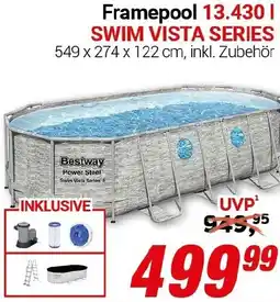 CENTERSHOP Bestway Framepool 13.4301 l SWIM VISTA SERIES Angebot
