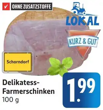 Gebauer's Delikatess Farmerschinken Angebot