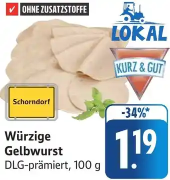 Gebauer's Würzige Gelbwurst Angebot